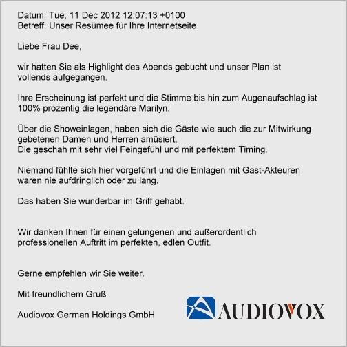 Feedback Audiovox